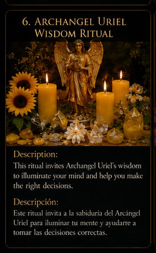 "Archangel Uriel Wisdom Ritual" "Ritual de Sabiduría con el Arcángel Uriel"