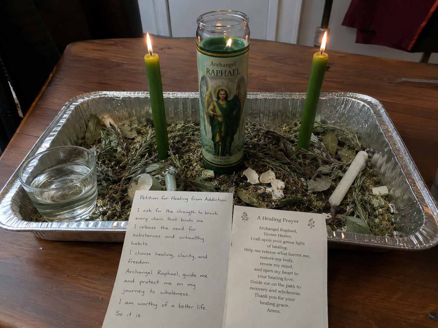 "🕊️💚 Archangel Raphael Addiction Healing Ritual 💚🕊️" "🕊️💚 Ritual de Sanación para Adicciones con el Arcángel Rafael 💚🕊️"