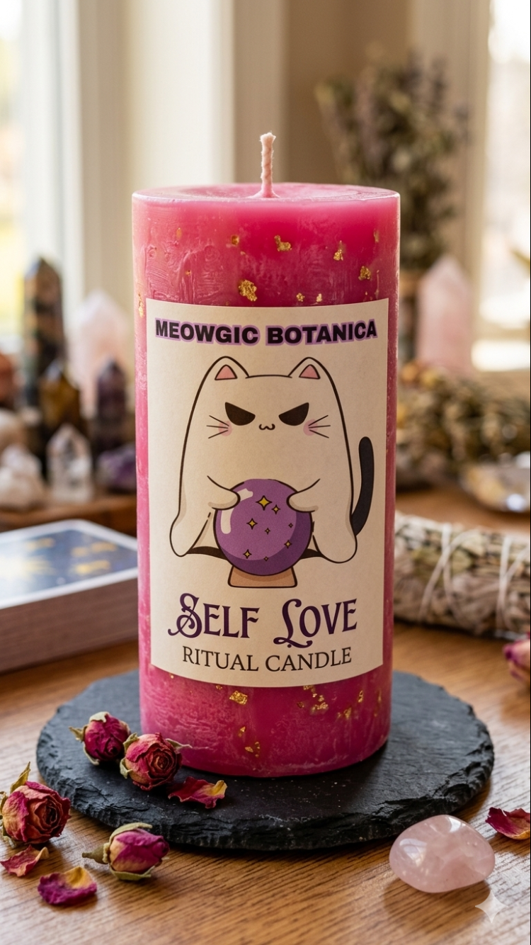 "DRESSED & RITUALIZED 💗 Pink Candle — Love, Sweetness & Soft Energy "PREPARADA Y RITUALISADA💗 Vela Rosa — Amor, Dulzura y Energía Suave Simple, linda y llena de energía. 🕯️✨"