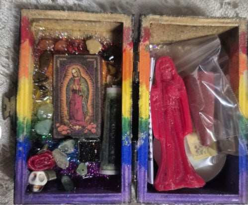 "SANTA MUERTE RITUAL BOX" "CAJA DE RITUAL SANTA MUERTE"