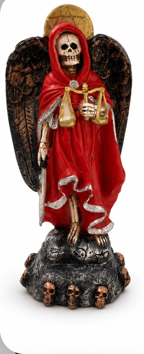 SANTA MUERTE ANGEL OF JUSTICE STATUE (9inch)