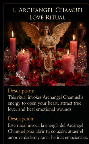 This ritual invokes Archangel Chambers energy to open your heart, attract true love, and heal emotional wounds.