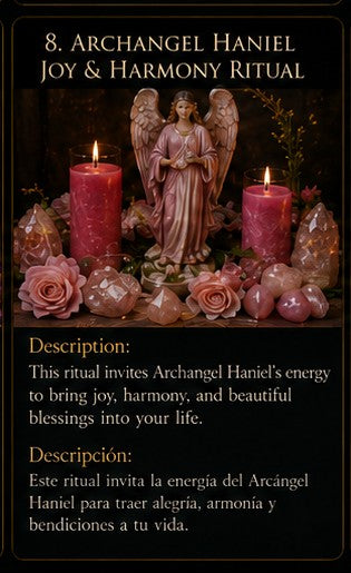 Archangel Hanziel Joy & Blessings Ritual | Ritual de Alegría y Bendiciones con el Arcángel Hanziel