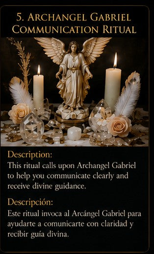 Archangel Gabriel Communication & Inspiration Ritual | Ritual de Comunicación e Inspiración con el Arcángel Gabriel