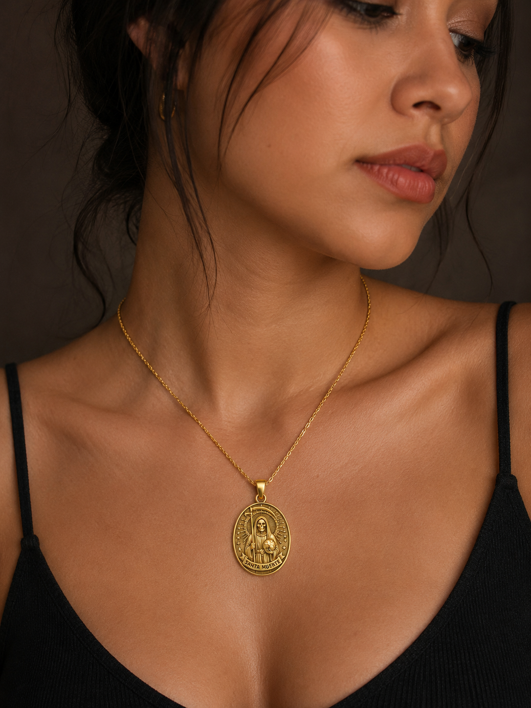 ✨ 24K (2g)Solid Gold Saint Jude Necklace ✨ San Judas Tadeo 24k Oro Puro. (2g)