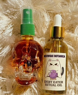 " DEBT EATER RITUAL OIL"  "RITUAL ACEITE QUITO DEUDAS"