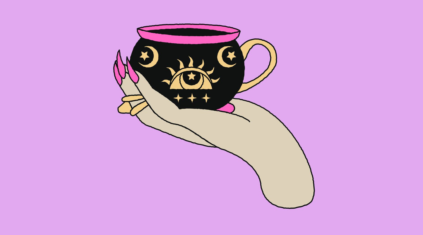 "Mystic Grounds: A Turkish Coffee Reading" "Tierra Mística: Una Lectura de Café Turco"
