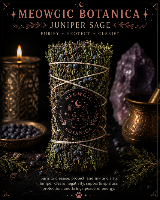 "Juniper Sage Smudge"  "Atado de Salvia de Enebro"