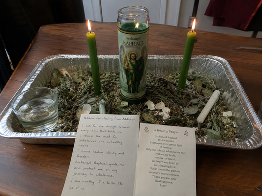 "🕊️💚 Archangel Raphael Addiction Healing Ritual 💚🕊️"  "🕊️💚 Ritual de Sanación para Adicciones con el Arcángel Rafael 💚🕊️"