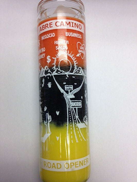 (1)   "Road Opener Candle | Vela Abre Caminos