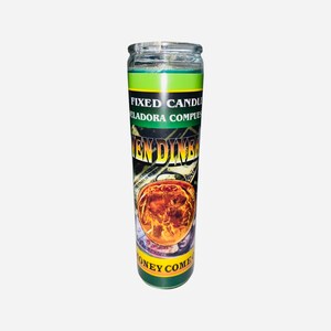 (2)  "VEN DINERO CANDLE"  "VELADORA VEN DINER0"